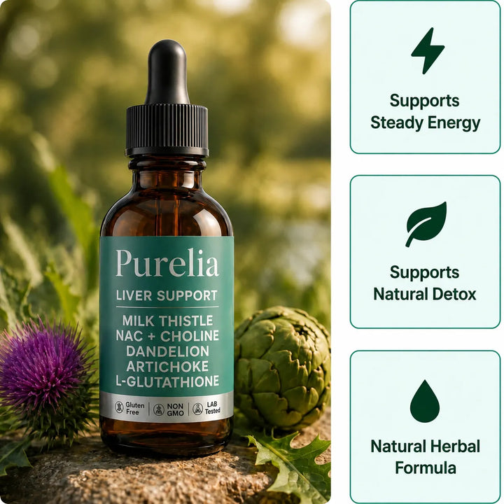Purelia liver support bottle